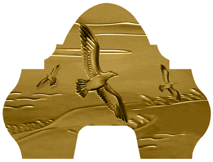 DARAY-L-512-GD Birds Gold